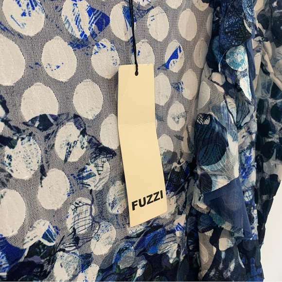 Fuzzi By Jean Paul Gaultier Abstract Dot Ruffle Detail Dress NWT $695 Si… - Picture 5 of 16